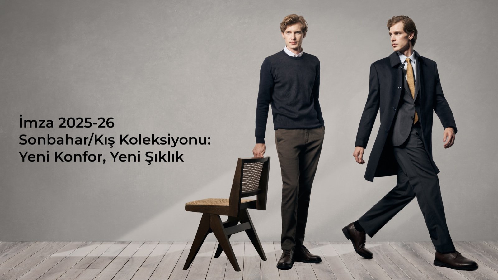 İmza 2025-26 Sonbahar/Kış Erkek Koleksiyonu: Konfor ve Şıklığın Yeni Yorumu