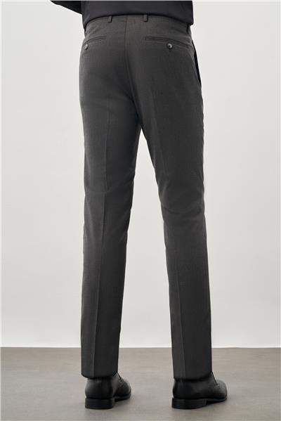 Koyu Füme Esnek Yandan Cepli Slim Fit Classic Pantolon 1003245209