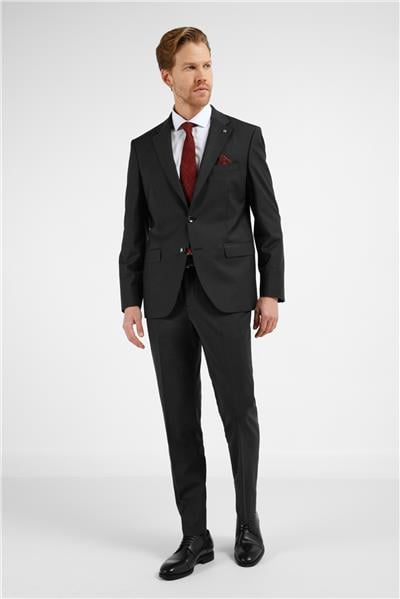 Füme Mono Yaka 6 Drop Comfort Fit Tam Astar Yünlü Takım Elbise 1001255178