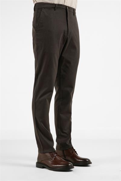 Füme Yan Cep Düz Paça Pamuklu Comfort Fit Chino Casual Pantolon 1003255159