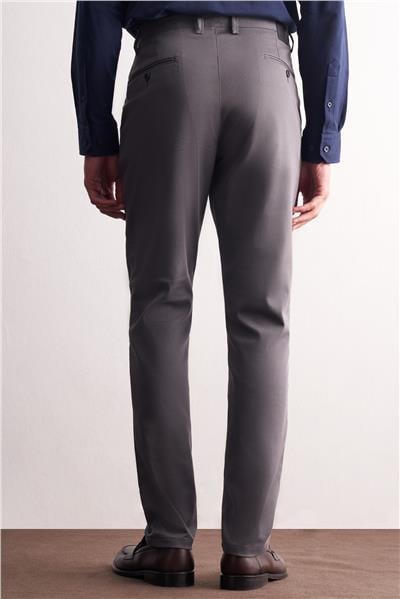 Antrasit Yan Cep Düz Paça Pamuklu Comfort Fit Chino Casual Pantolon 1003255166