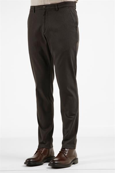 Füme Yan Cep Düz Paça Pamuklu Comfort Fit Chino Casual Pantolon 1003255159
