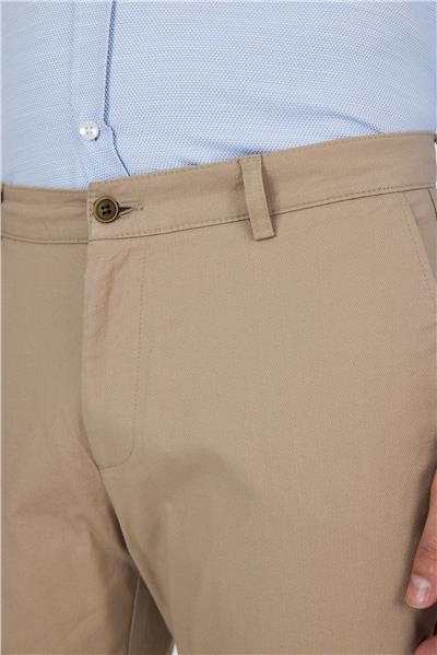 Armürlü Yan Cep Düz Paça Slim Fit Pamuklu Casual Chino Pantolon 1003250120