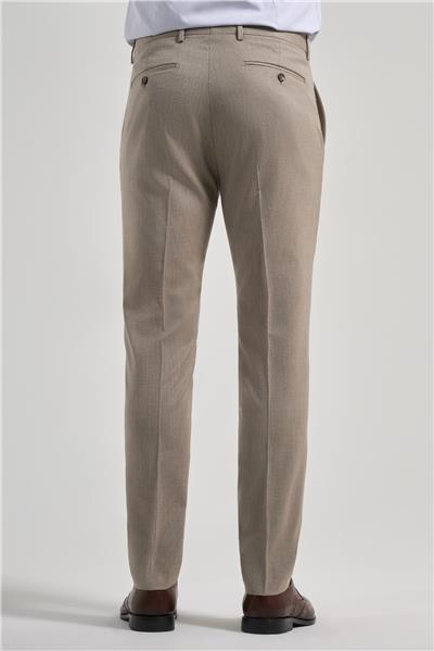 Bej Esnek Yandan Cepli Slim Fit Classic Pantolon 1003250160