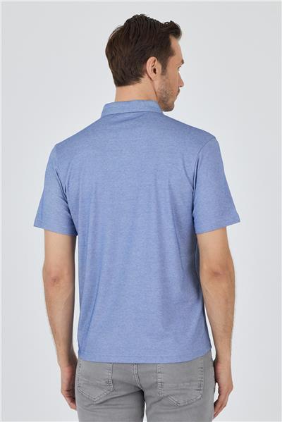 Saks Kısa Kol Düz Suprem Polo Yaka Cepsiz Pamuklu Casual Slim Fit Tişört 1011250160_602