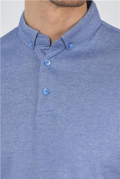 Saks Kısa Kol Düz Suprem Polo Yaka Cepsiz Pamuklu Casual Slim Fit Tişört 1011250160_602