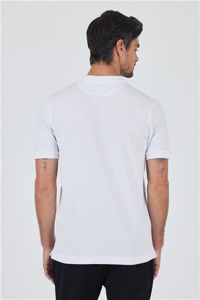 Polo Yaka Kısa Kol Cepsiz Slim Fit Classic Pamuklu Tişört 1011250177