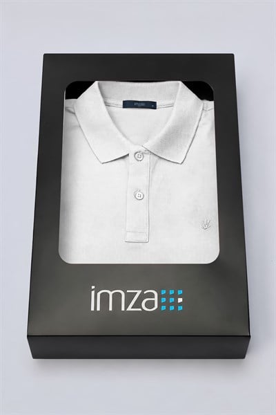 Beyaz Polo Yaka Pike Kısa Kol Slim Fit Pamuklu Tişört 1011260170