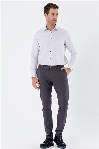 Pamuklu Yandan Cepli Casual Slim Fit Chino Pantolon 1003235120
