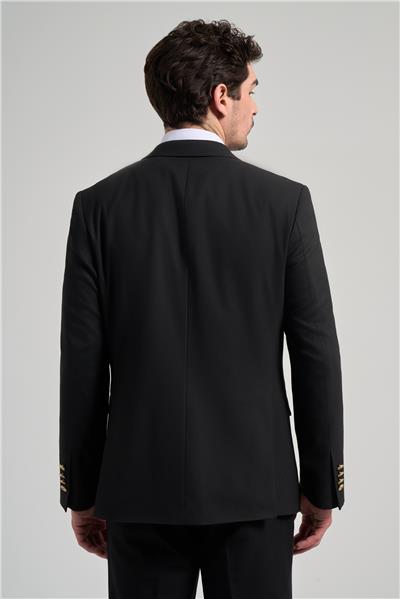 Düz Bez Ayağı Mono Yaka Tam Astar Esnek 6 Drop Comfort Fit Ceket 1002245902