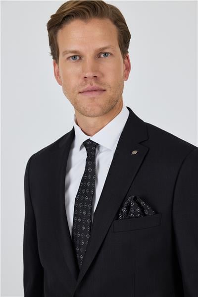 Düz Filafil Mono Yaka Tam Astar 6 Drop Comfort Fit Takım Elbise 1001250170