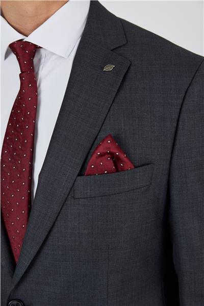 Düz Filafil Mono Yaka Tam Astar 6 Drop Comfort Fit Takım Elbise 1001250170