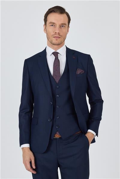 Düz Filafil Mono Yaka Tam Astar Yelekli 6 Drop Slim Fit Takım Elbise 1001250171