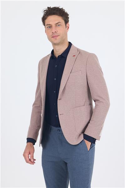 Düz Örme Pamuklu 6 Drop Slim Fit Ceket 1002250114