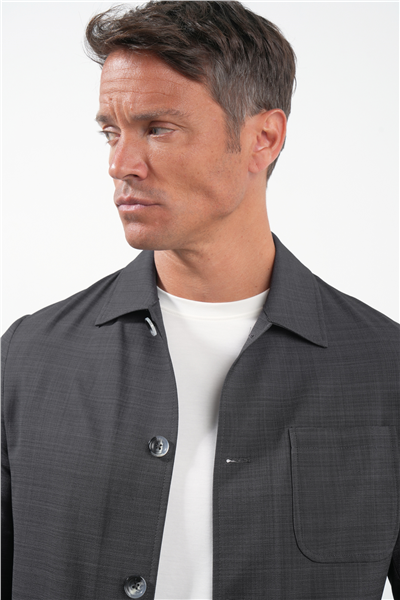 Füme Berberi Yaka Slim Fit Esnek Mont 1007260154