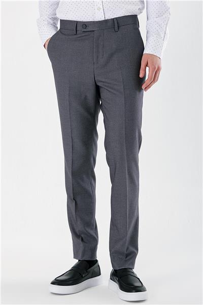 Füme Esnek Yandan Cepli Slim Fit Classic Pantolon 1003240152