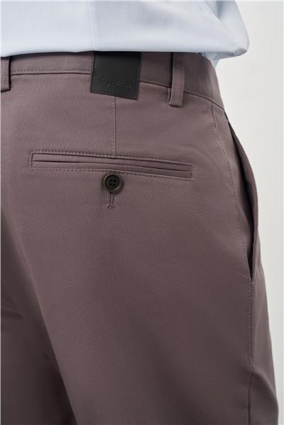 Füme Pamuklu Yandan Cepli Casual Comfort Fit Chino Pantolon 1003245169