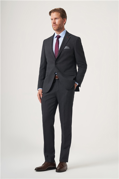 Füme Mono Yaka 6 Drop Comfort Fit Tam Astar Esnek Takım Elbise 1001260285
