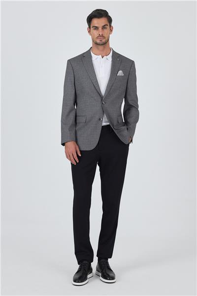 Füme Mono Yaka Bez Ayağı Tam Astar Esnek 4 Drop Comfort Fit Classic Ceket 1002250156