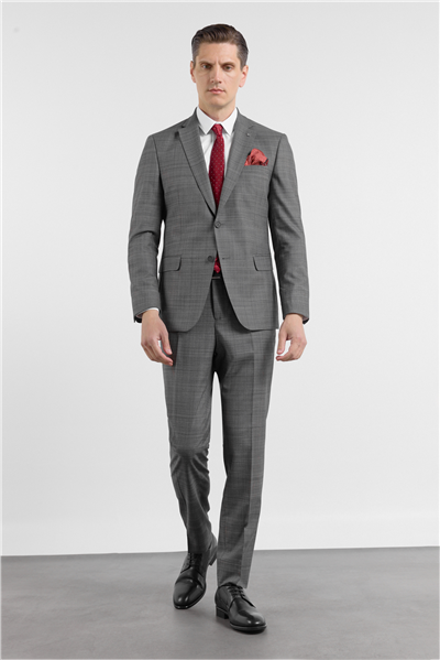 Füme Mono Yaka Esnek 6 Drop Slim Fit Classic Takım Elbise 1001255160