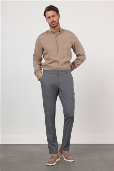 Yan Cep Comfort Fit Esnek Chino Pantolon 1003260171