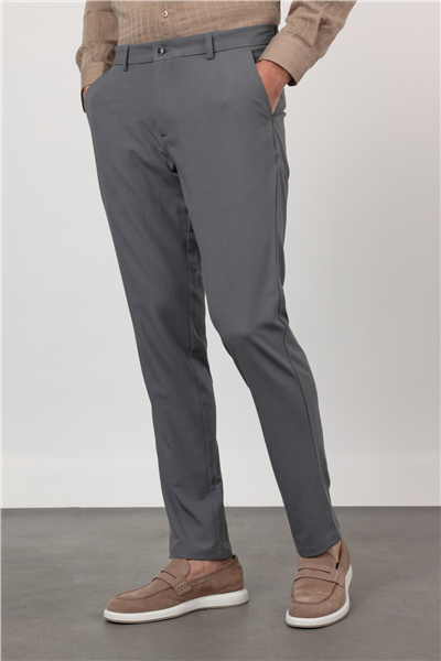 Yan Cep Comfort Fit Esnek Chino Pantolon 1003260171