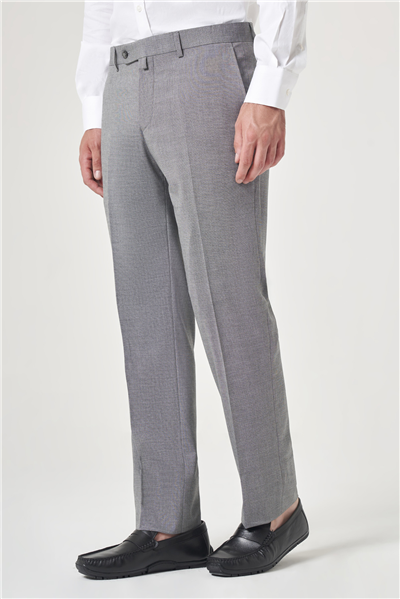 Füme Yan Cep Filafil Desen Comfort Fit Esnek Pantolon 1003260153