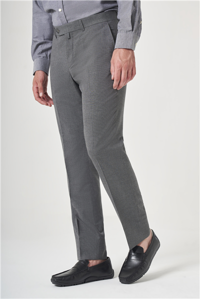 Füme Yan Cep Filafil Desen Slim Fit Esnek Pantolon 1003260152