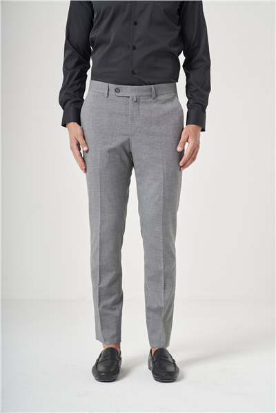 Füme Yan Cep Filafil Desen Slim Fit Esnek Pantolon 1003260152