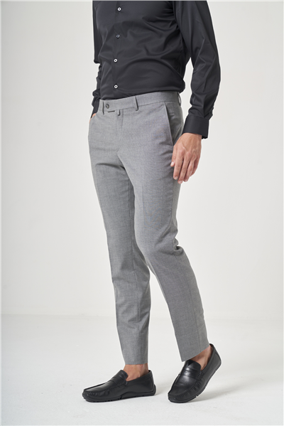 Füme Yan Cep Filafil Desen Slim Fit Esnek Pantolon 1003260152