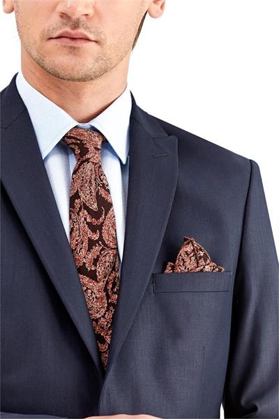 Lacivert Gabardin Kırlangıç Yaka Astarlı 6 Drop Slim Fit Dar Kesim Takım Elbise 1001220011