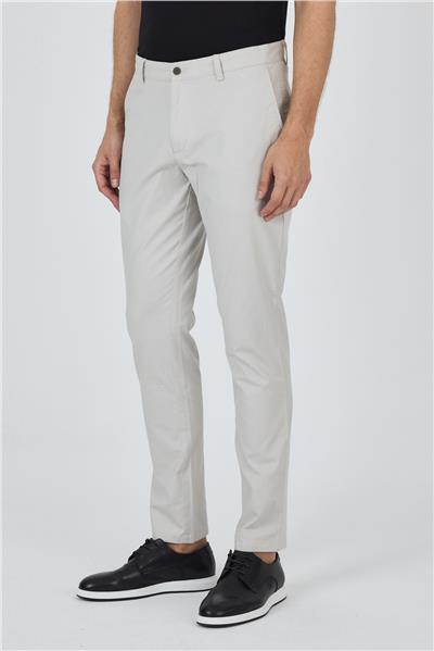 Armürlü Yan Cep Düz Paça Slim Fit Pamuklu Casual Chino Pantolon 1003250120