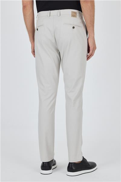 Armürlü Yan Cep Düz Paça Slim Fit Pamuklu Casual Chino Pantolon 1003250120