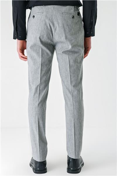 Keten Lastikli Yandan Cepli Casual Slim Fit Jogger Pantolon 1003240103