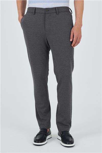 Gri Esnek Yandan Cepli Casual Slim Fit Jogger Pantolon 1003250156
