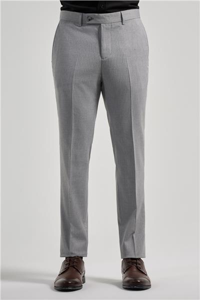 Gri Esnek Yandan Cepli Slim Fit Classic Pantolon 1003250160