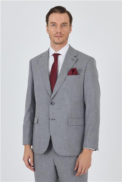 Gri Mono Yaka Esnek 4 Drop Comfort Fit Classic Takım Elbise 1001250159