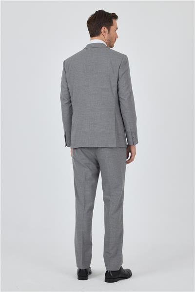 Gri Mono Yaka Esnek 6 Drop Comfort Fit Classic Takım Elbise 1001250104