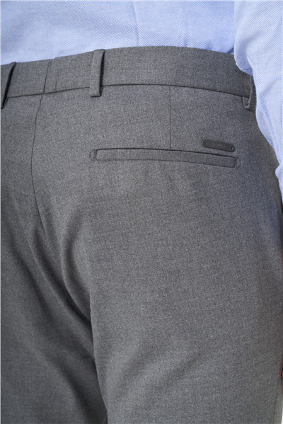 Gri Yan Cep Slim Fit Esnek Chino Pantolon 1003260154