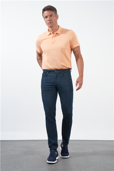Haki 5 Cep Slim Fit Pamuklu Denim Pantolon 1023260167