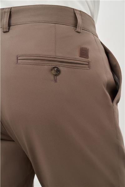 Haki Pamuklu Yandan Cepli Casual Slim Fit Chino Pantolon 1003245168