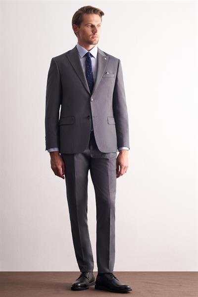 Haki Kırlangıç Yaka Esnek Bel 6 Drop Slim Fit Tam Astar Takım Elbise 1001255168