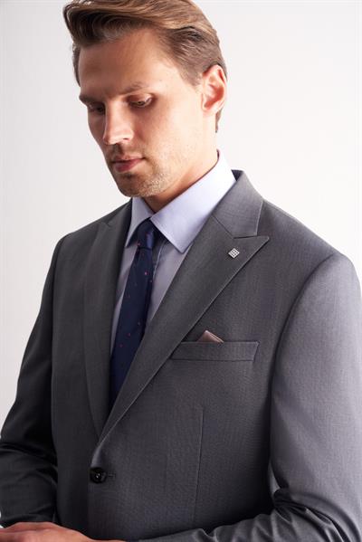 Haki Kırlangıç Yaka Esnek Bel 6 Drop Slim Fit Tam Astar Takım Elbise 1001255168