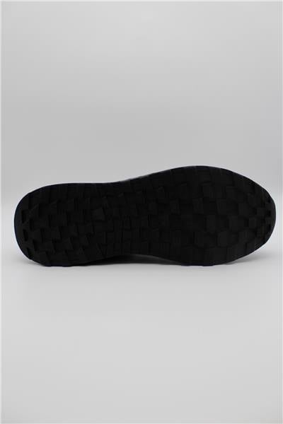 Siyah Hakiki Deri Termo Taban Bağcıklı Casual Ayakkabı 1033235115