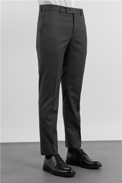 Kahverengi-Bej Yan Cep Kendinden Desenli Comfort Fit Classic Pantolon 1003255177