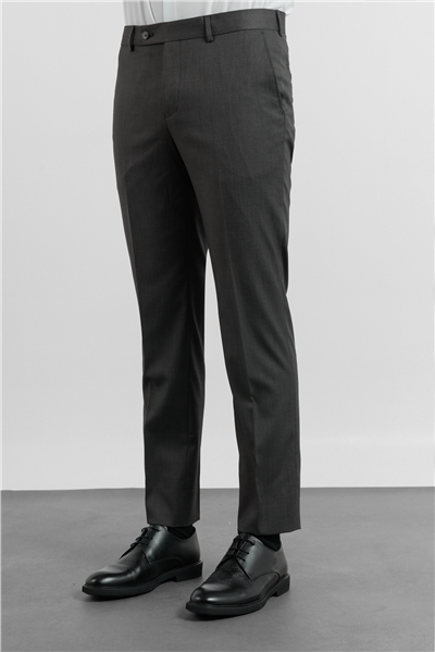 Kahverengi-Bej Yan Cep Kendinden Desenli Comfort Fit Classic Pantolon 1003255177