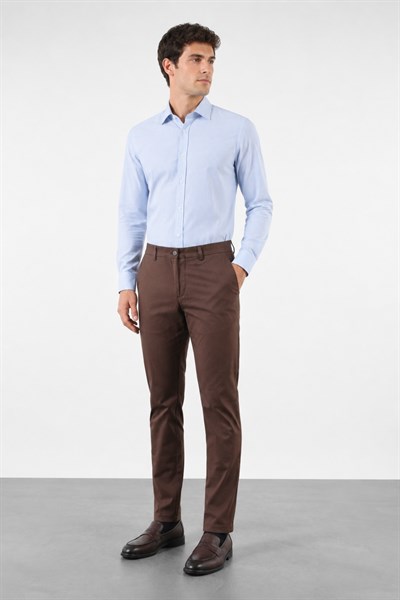 Yan Cep Comfort Fit Pamuklu Chino Pantolon 1003260172