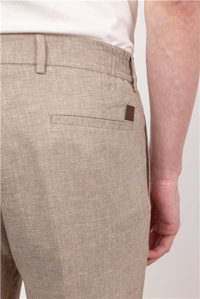 Kahverengi Yan Cep Comfort Fit Pamuklu Chino Pantolon 1003260167
