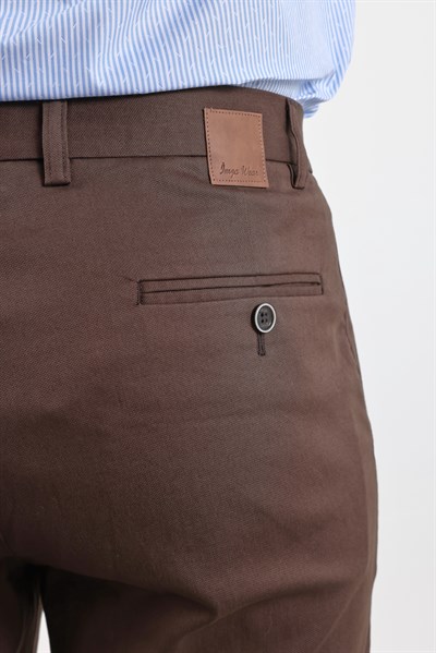 Yan Cep Comfort Fit Pamuklu Chino Pantolon 1003260172