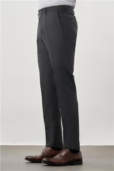 Koyu Antrasit Esnek Yandan Cepli Comfort Fit Classic Pantolon 1003245207